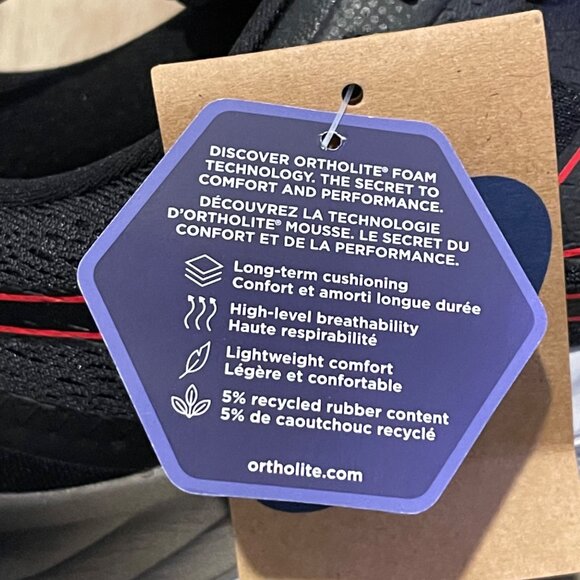 NWT Asics Gel-Excite 8 Running Shoes Mens Size 12.5 Black, Electric Red Wide 4E - Picture 9 of 12